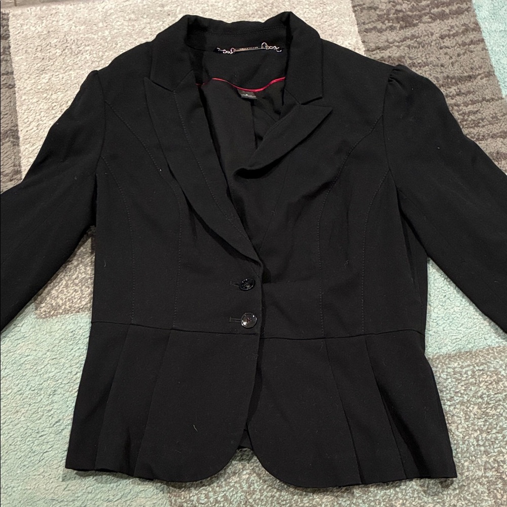 Black Women's Tailored Blazer Jacket